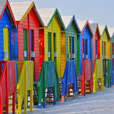 Muizenberg beach huts