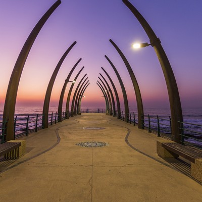 Whale Bone Pier in Durban