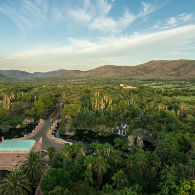Views of the golf courses