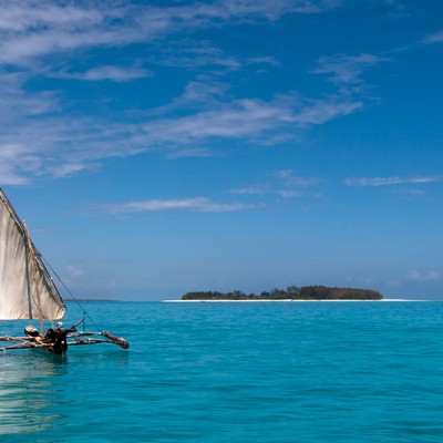 Traditional dhow, Zanzibar
