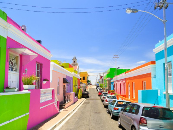 Bo-Kaap street for December Holidays
